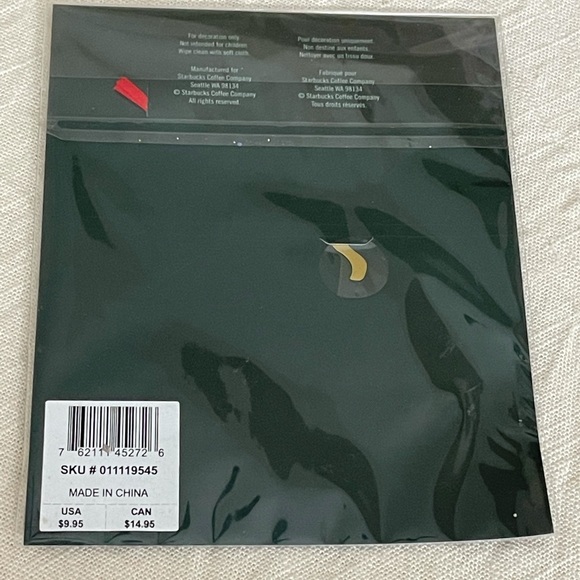 Starbucks Brass Ornament ~Bookmark - Picture 2 of 2